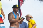 ISA President Fernando Aguerre and Sunny Garcia. Credit:ISA/ Rommel Gonzales